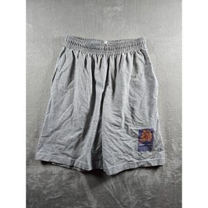 Vintage Phoenix Suns Sweat Basketball Shorts Mens M Gray NBA Made In USA Salem